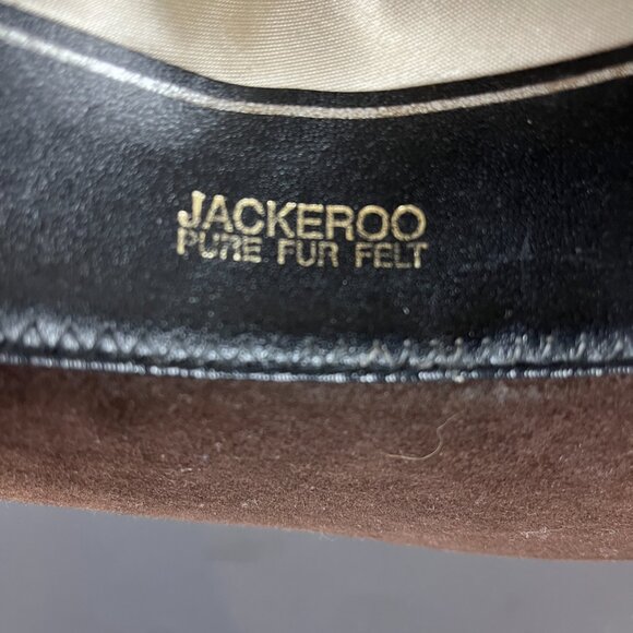 Unisex Australian Outback Collection Leather Jackeroo Hat, Brown - Picture 3 of 7